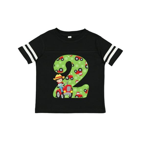 Inktastic Tractor Boy 2nd Birthday Boys Toddler T-Shirt