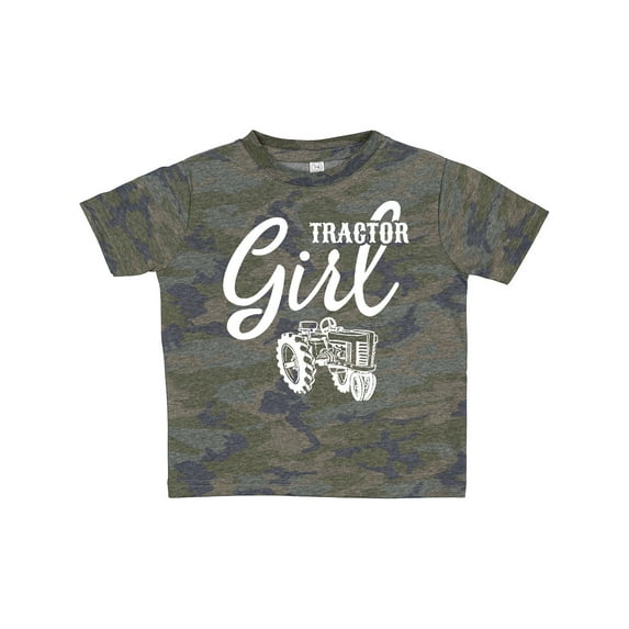 Inktastic Tractor Girl Gift Toddler Toddler Girl T-Shirt