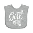 thumbnail image 1 of Inktastic Tractor Girl Girls Baby Bib, 1 of 4