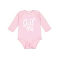 thumbnail image 1 of Inktastic Tractor Girl Girls Long Sleeve Baby Bodysuit, 1 of 5