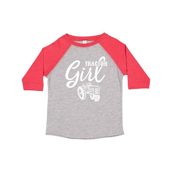 Inktastic Tractor Girl Girls Toddler T-Shirt