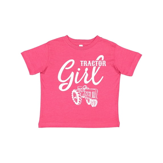 Inktastic Tractor Girl Girls Toddler T-Shirt