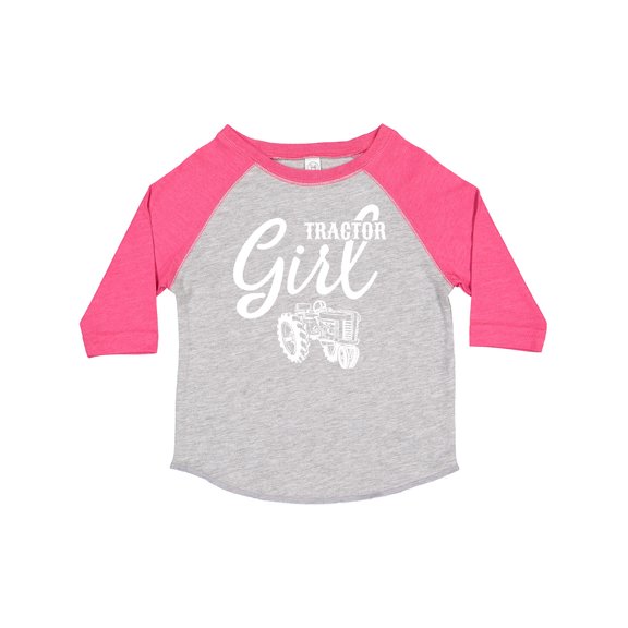Inktastic Tractor Girl Girls Toddler T-Shirt