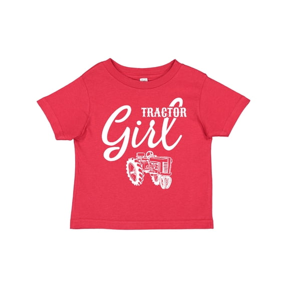Inktastic Tractor Girl Girls Toddler T-Shirt