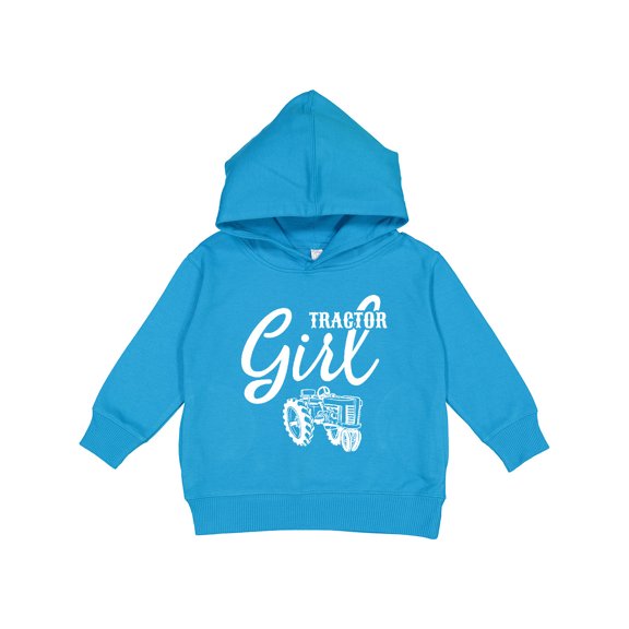 Inktastic Tractor Girl Toddler Hoodie