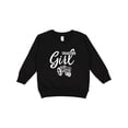 thumbnail image 1 of Inktastic Tractor Girl Toddler Sweatshirt, 1 of 4