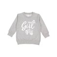 thumbnail image 1 of Inktastic Tractor Girl Toddler Sweatshirt, 1 of 4