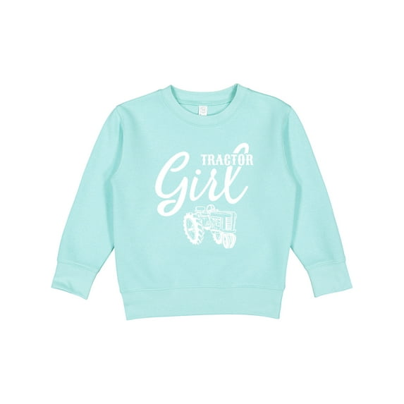 Inktastic Tractor Girl Toddler Sweatshirt