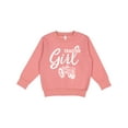 thumbnail image 1 of Inktastic Tractor Girl Toddler Sweatshirt, 1 of 4