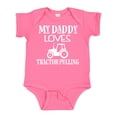 thumbnail image 1 of Inktastic Tractor Pulling Dad Boys or Girls Baby Bodysuit, 1 of 5