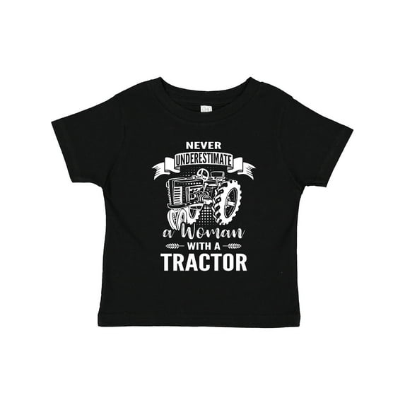 Inktastic Tractor Woman Girls Toddler T-Shirt