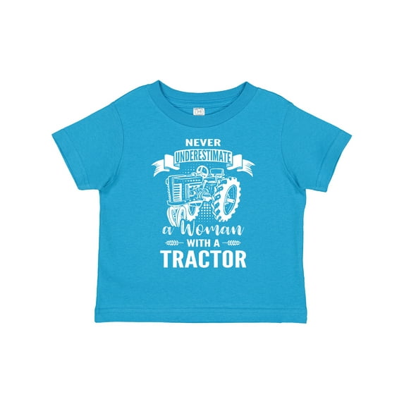 Inktastic Tractor Woman Girls Toddler T-Shirt