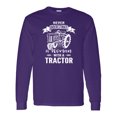 thumbnail image 1 of Inktastic Tractor Woman Long Sleeve T-Shirt, 1 of 5