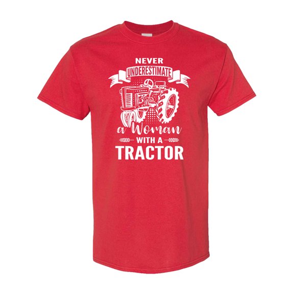 Inktastic Tractor Woman T-Shirt