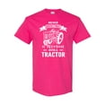 thumbnail image 1 of Inktastic Tractor Woman T-Shirt, 1 of 5