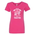 thumbnail image 1 of Inktastic Tractor Woman Women's T-Shirt, 1 of 5