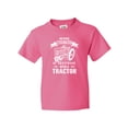 thumbnail image 1 of Inktastic Tractor Woman Youth T-Shirt, 1 of 5