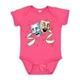 thumbnail image 1 of Inktastic Tragedy and Comedy Stage Masks Boys or Girls Baby Bodysuit, 1 of 5