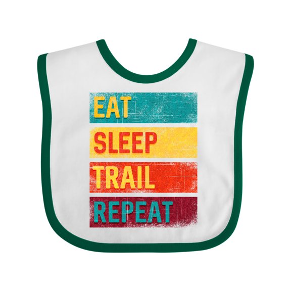 Inktastic Trail Runner Nature Running Boys or Girls Baby Bib