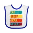 thumbnail image 1 of Inktastic Trail Runner Nature Running Boys or Girls Baby Bib, 1 of 4