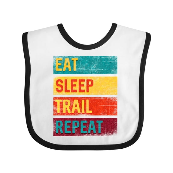 Inktastic Trail Runner Nature Running Boys or Girls Baby Bib