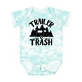 thumbnail image 1 of Inktastic Trailer Trash- Camping Humor Boys or Girls Baby Bodysuit, 1 of 5