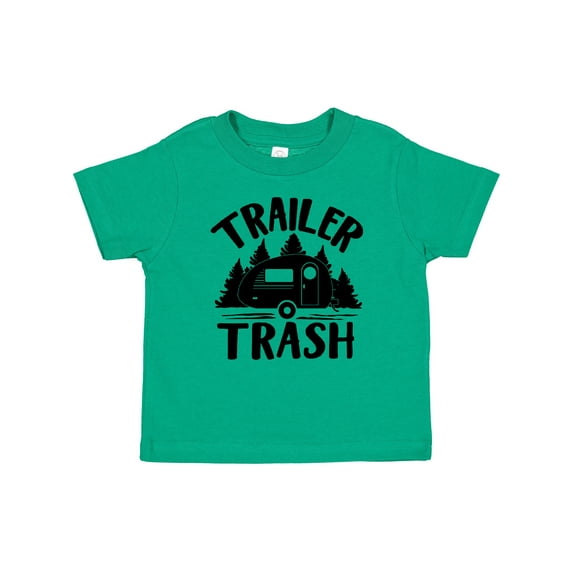 Inktastic Trailer Trash Camping Humor Boys or Girls Baby T-Shirt
