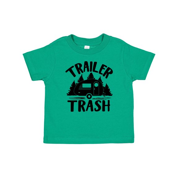 Inktastic Trailer Trash Camping Humor Boys or Girls Baby T-Shirt