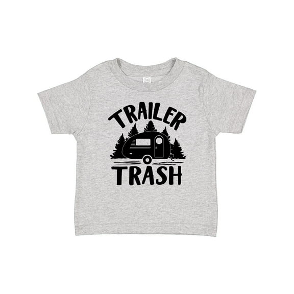 Inktastic Trailer Trash Camping Humor Boys or Girls Baby T-Shirt