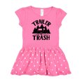 thumbnail image 1 of Inktastic Trailer Trash- Camping Humor Gift Baby Girl Dress, 1 of 4