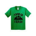 thumbnail image 1 of Inktastic Trailer Trash Camping Humor Youth T-Shirt, 1 of 5