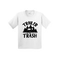 thumbnail image 1 of Inktastic Trailer Trash Camping Humor Youth T-Shirt, 1 of 5