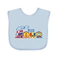 thumbnail image 1 of Inktastic Train Big Bro Boys Baby Bib, 1 of 4