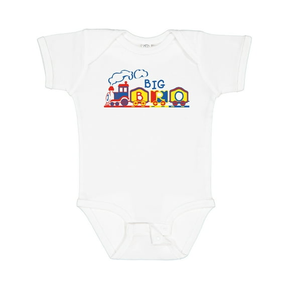 Inktastic Train Big Bro Boys Baby Bodysuit