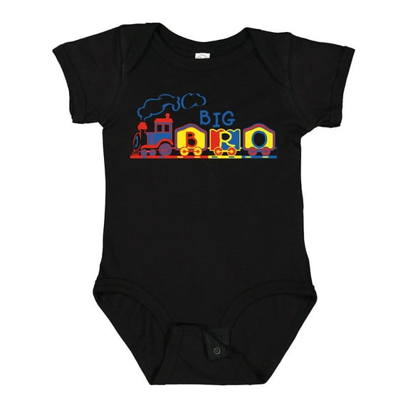 Inktastic Train Big Bro Boys Baby Bodysuit