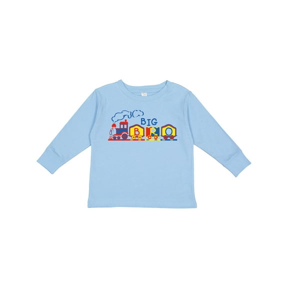 Inktastic Train Big Bro Boys Long Sleeve Toddler T-Shirt