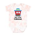 thumbnail image 1 of Inktastic Train Our Little Caboose New Baby Boys or Girls Baby Bodysuit, 1 of 5