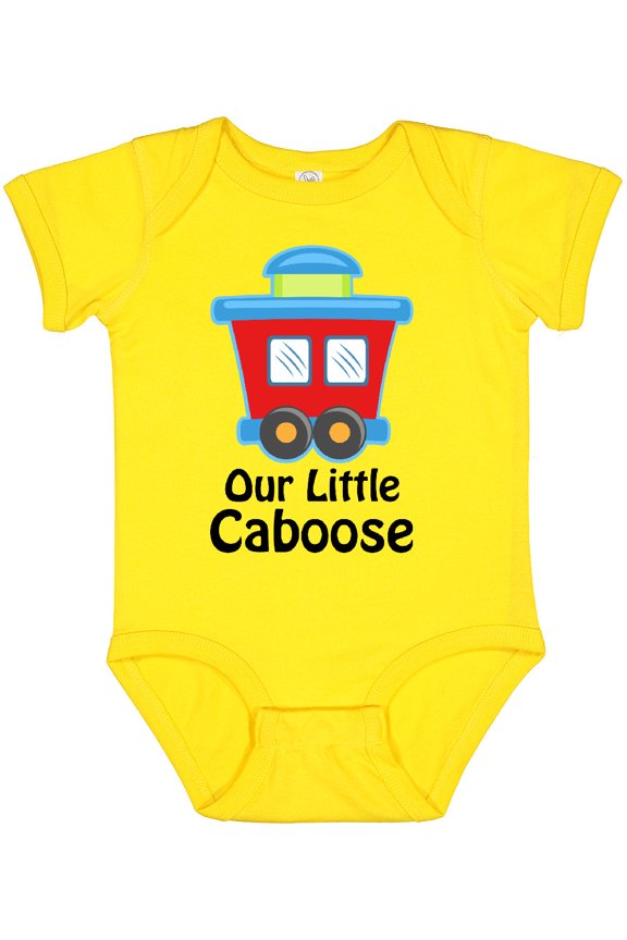 Train Our Little Caboose New Baby Boys or Girls Baby Bodysuit