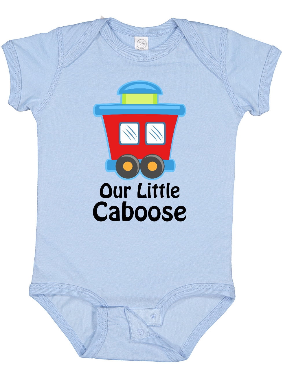 Inktastic Train Our Little Caboose New Baby Boys or Girls Baby Bodysuit ...