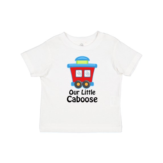 Inktastic Train Our Little Caboose New Baby Boys or Girls Baby T-Shirt