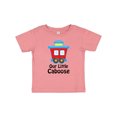 thumbnail image 1 of Inktastic Train Our Little Caboose New Baby Boys or Girls Baby T-Shirt, 1 of 5