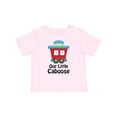thumbnail image 1 of Inktastic Train Our Little Caboose New Baby Boys or Girls Baby T-Shirt, 1 of 5