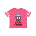 thumbnail image 1 of Inktastic Train Our Little Caboose New Baby Boys or Girls Toddler T-Shirt, 1 of 5