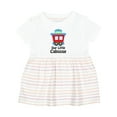 thumbnail image 1 of Inktastic Train Our Little Caboose New Baby Girls Baby Dress, 1 of 5