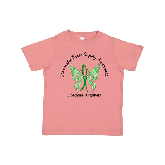 Inktastic Traumatic Brain Injury TBI Butterfly 6.1 Boys Toddler T-Shirt