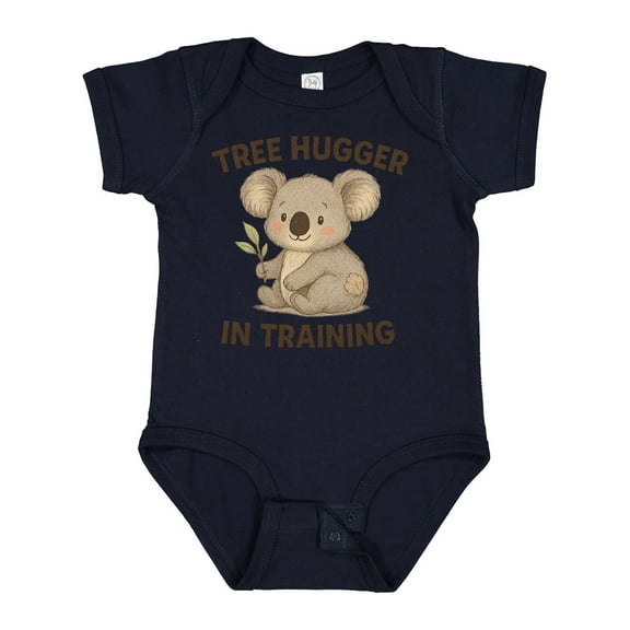 Inktastic Tree Hugger in Training Cute Koala Boys or Girls Baby Bodysuit
