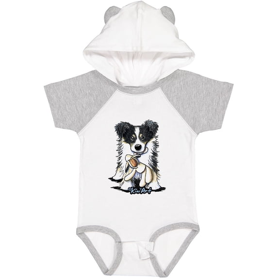 Inktastic Tri-Color Border Collie Boys or Girls Baby Bodysuit