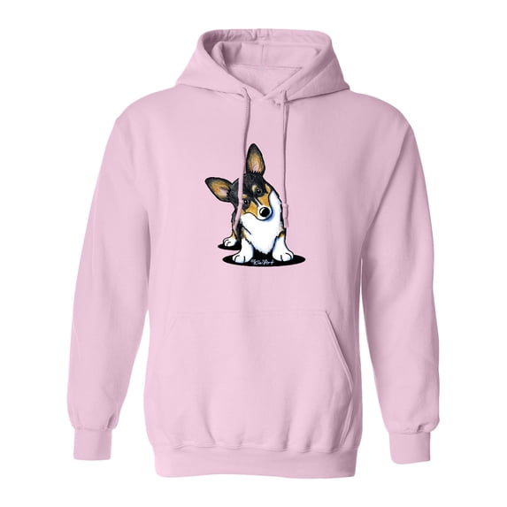 Inktastic Tri Color Corgi Adult Hoodie Sweatshirt