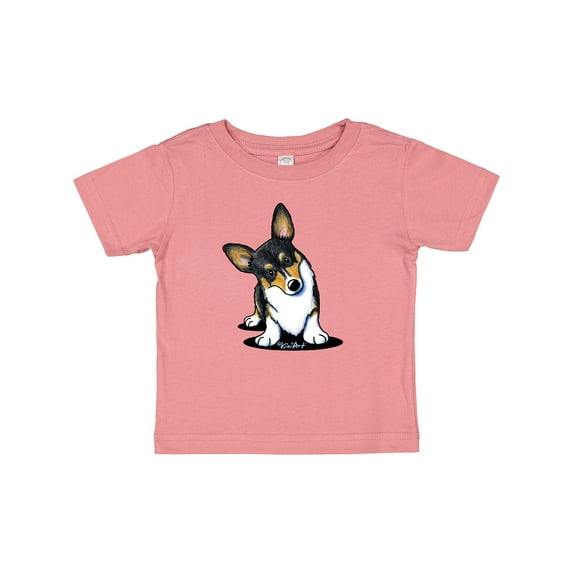 Inktastic Tri Color Corgi Boys or Girls Baby T-Shirt