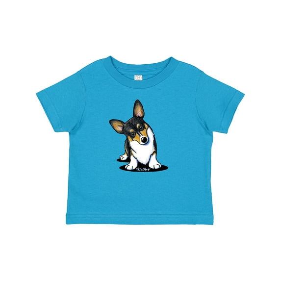 Inktastic Tri Color Corgi Boys or Girls Baby T-Shirt
